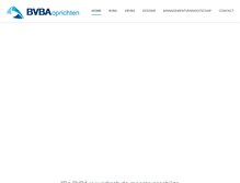 Tablet Screenshot of bvbaoprichten.be